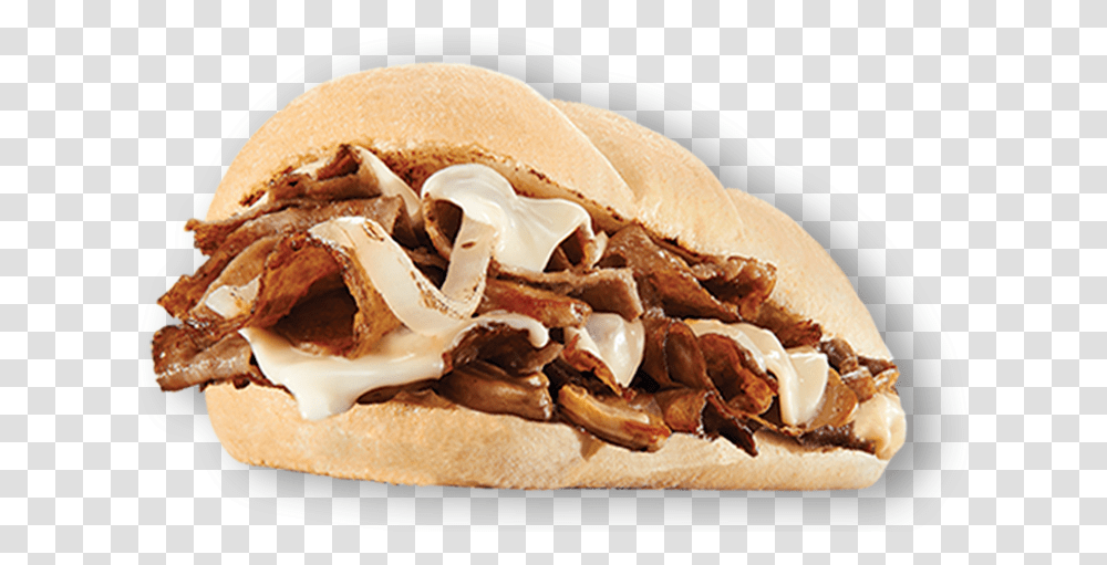 Hero Hot Buttered Cheesesteak Fast Food, Plant, Bread, Pork, Pita Transparent Png
