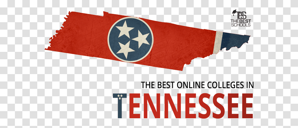 Hero Image For The Best Online Colleges In Tennessee Tennessee State Flag, Star Symbol, Book, Poster Transparent Png