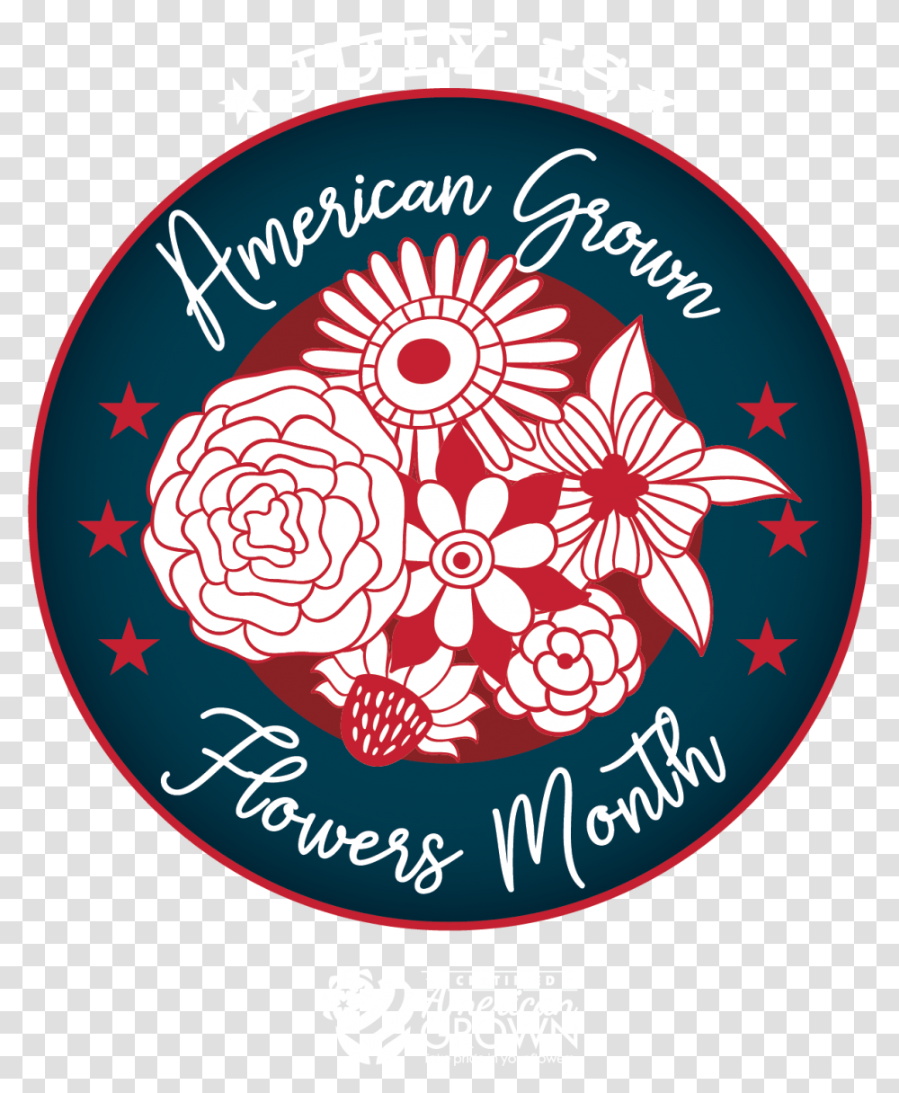 Hero Logo 3300x American Grown Flowers Month, Poster, Advertisement, Label Transparent Png