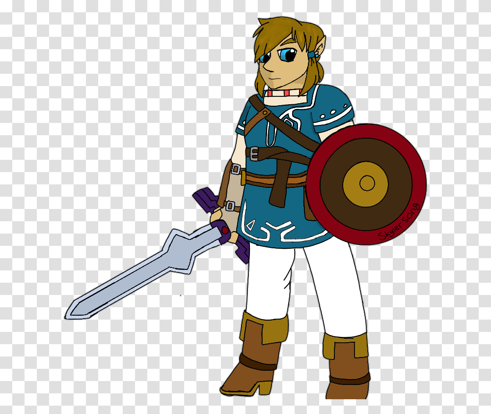 Hero Of Hyrule Cartoon, Person, Human, Toy, Knight Transparent Png