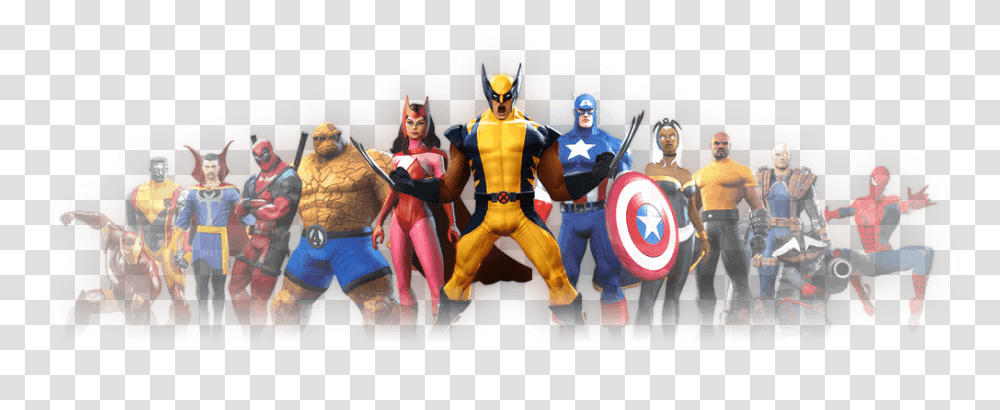 Heroes All Marvel Characters, Person, Human, Costume, Figurine Transparent Png