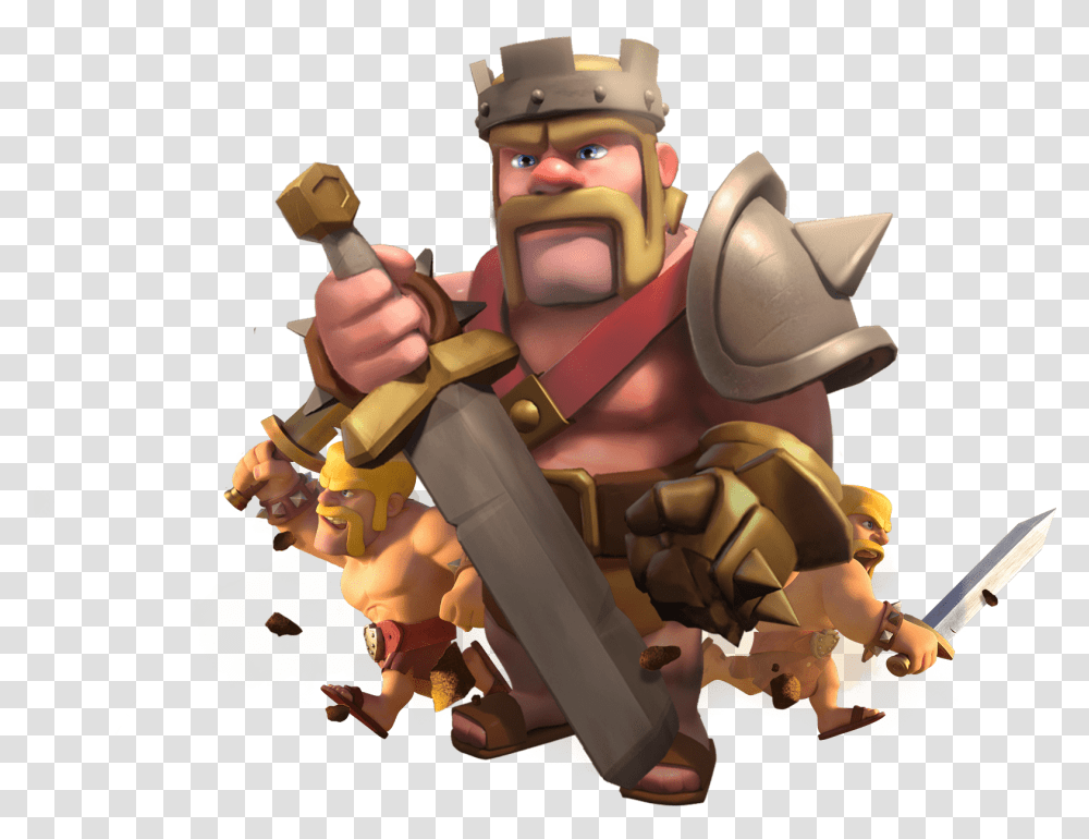 Heroes Clash Of Clans Barbarian King, Toy, Overwatch, Sweets, Food Transparent Png