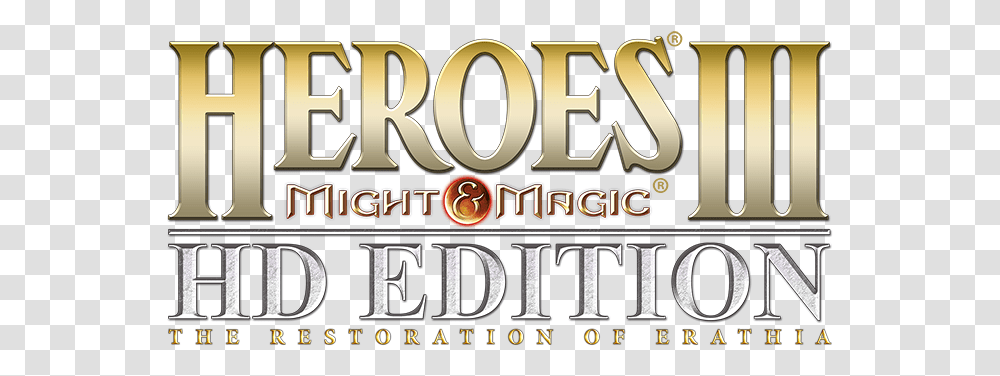 Heroes Of Might And Magic Logo Heroes Of Might And Magic Iii Logo, Word, Alphabet, Text, Symbol Transparent Png