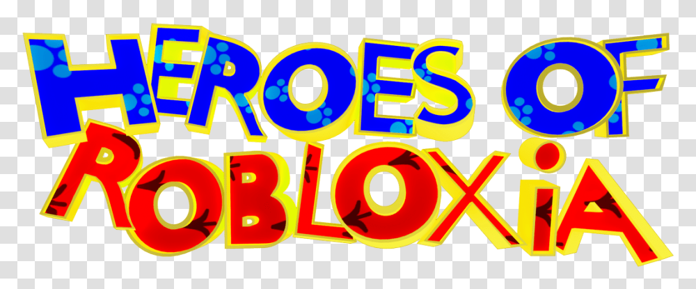 Heroes Of Robloxia Logo Was Discovered Dot, Text, Alphabet, Number, Symbol Transparent Png