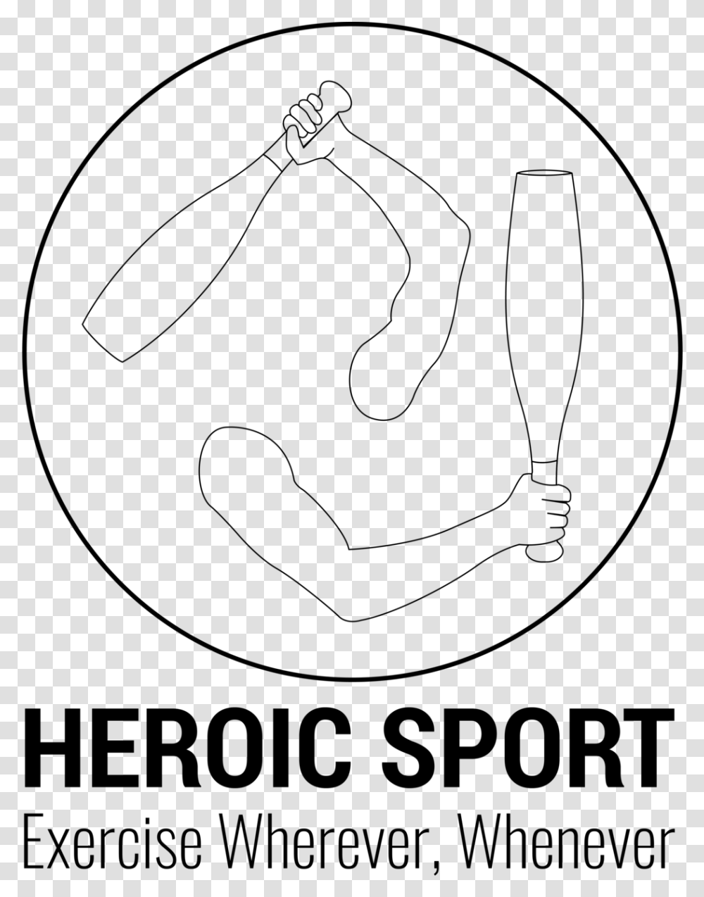 Heroic Sport Logo Outline Line Art, Gray, World Of Warcraft Transparent Png
