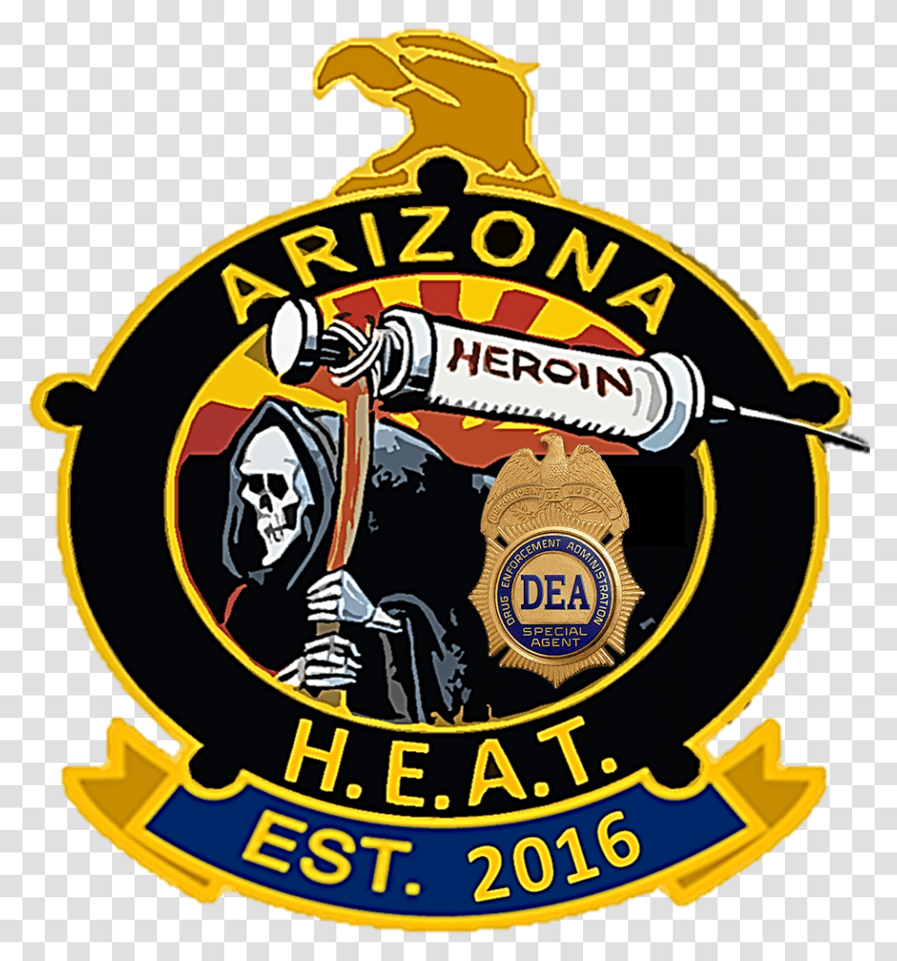 Heroin Enforcement Action Team Logo War On Drugs 2007, Trademark, Emblem, Badge Transparent Png