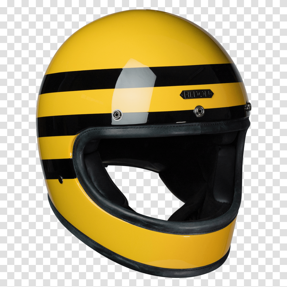 Heroine Classic Bumblebee Motorcycle Helmet, Apparel, Crash Helmet, Hardhat Transparent Png