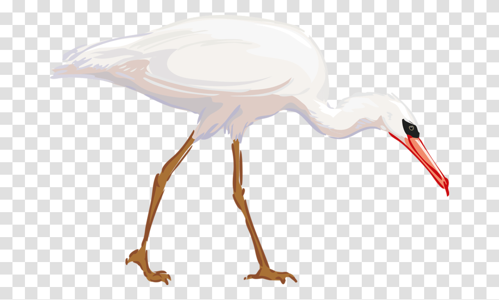 Heron Bird Great Egret Clip Art, Animal, Flamingo, Lamp, Crane Bird Transparent Png