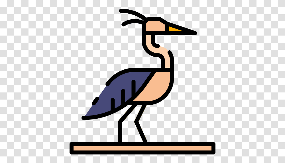 Heron Free Animals Icons Long, Bird, Crane Bird, Waterfowl, Flamingo Transparent Png