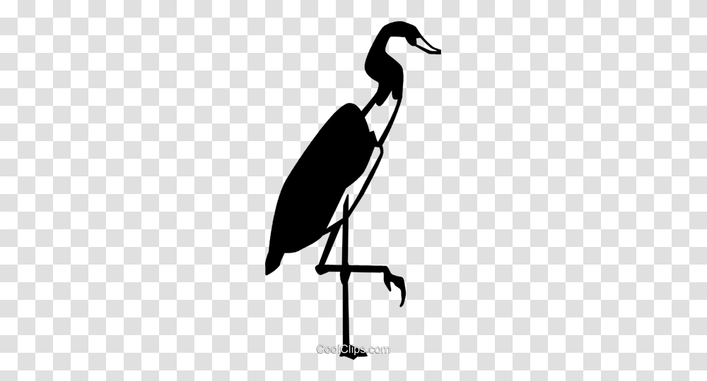 Heron Royalty Free Vector Clip Art Illustration, Bird, Animal Transparent Png