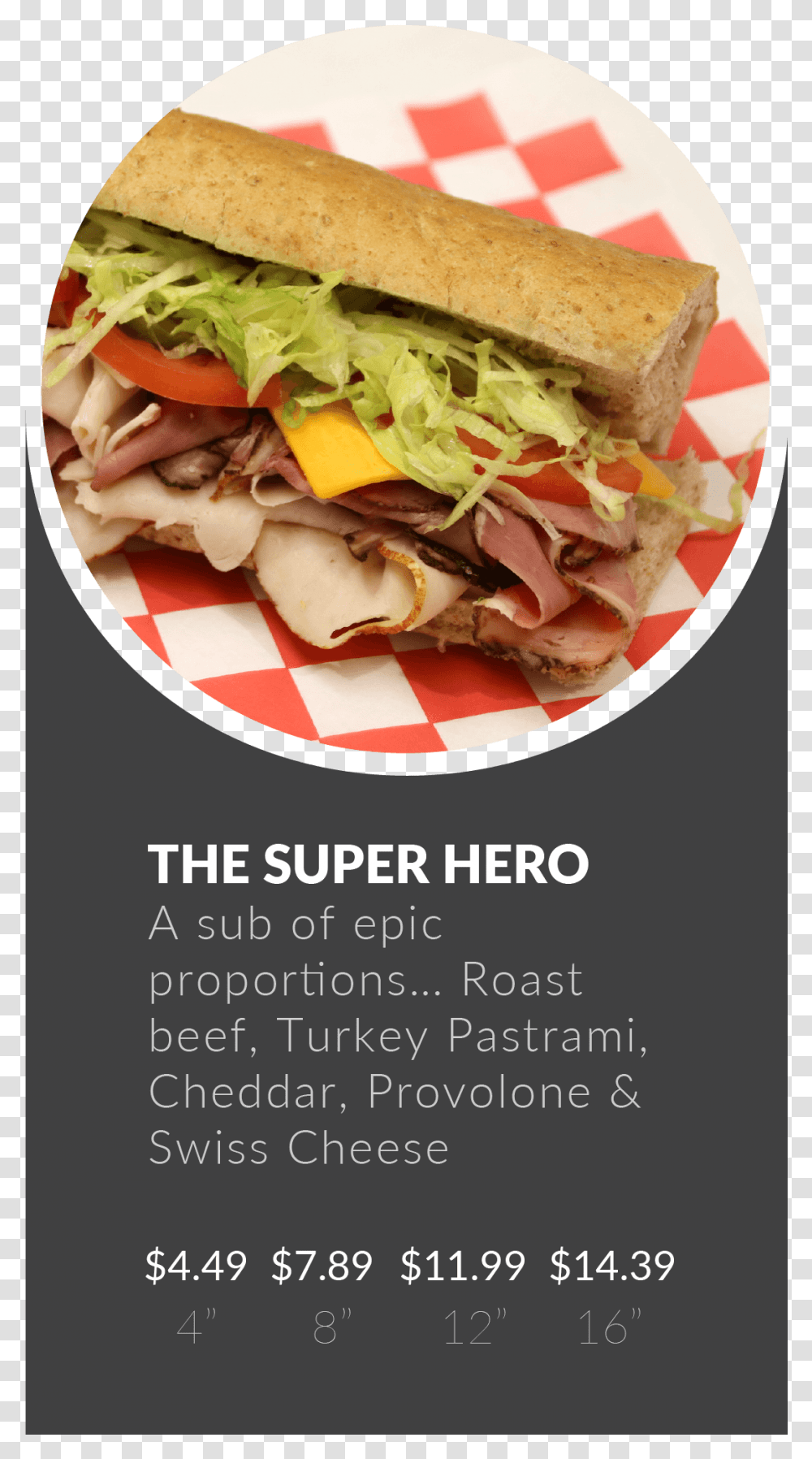 Heros Subs In Bozeman Fast Food, Burger, Flyer, Poster, Paper Transparent Png