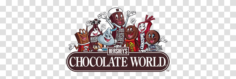 Hershey Ad Icons Chocolate World Logo, Leisure Activities, Circus, Text, Poster Transparent Png