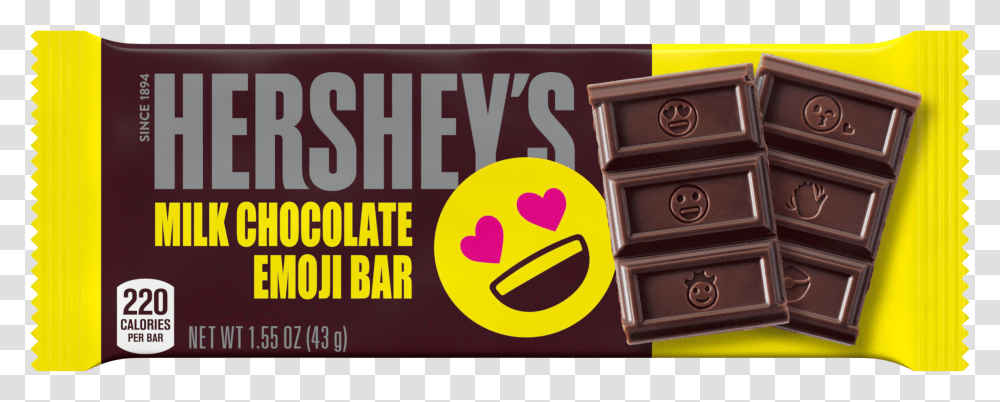 Hershey Emoji Bar, Dessert, Food, Sweets, Chocolate Transparent Png