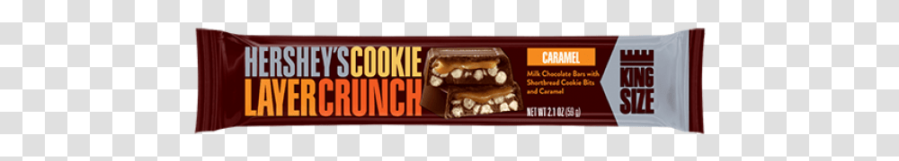 Hershey's Cookie Layer Crunch Caramel King Size Candy Chocolate, Sweets, Food, Confectionery, Dessert Transparent Png