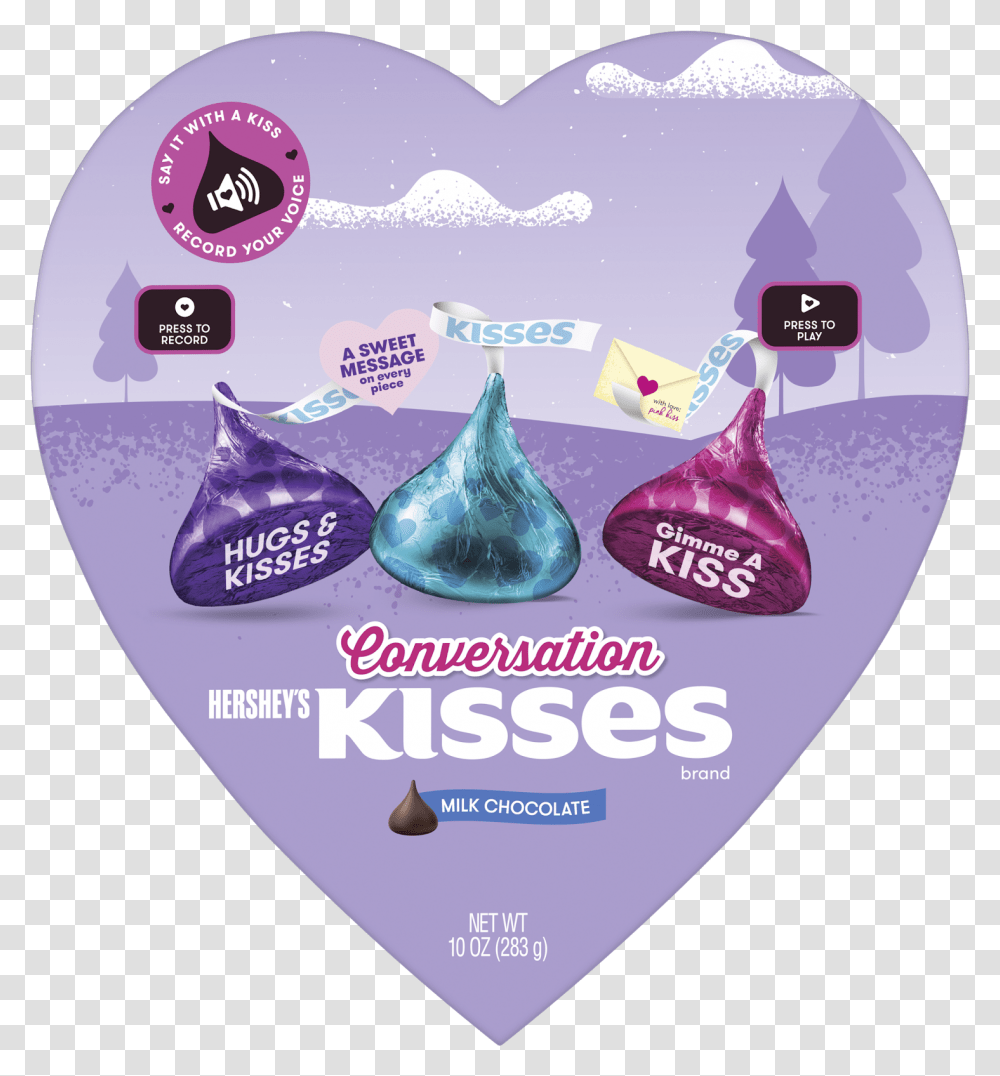 Hershey's Kisses Brand Milk Chocolate Conversation, Plectrum, Disk, Dvd, Animal Transparent Png