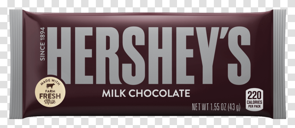 Hersheys Milk Chocolate Bar, Word, Label, Alphabet Transparent Png