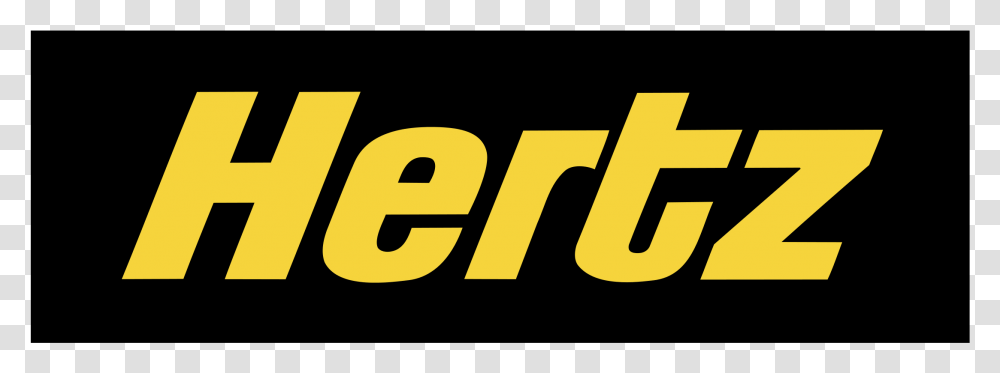 Hertz Car Rental Logo, Word, Number Transparent Png