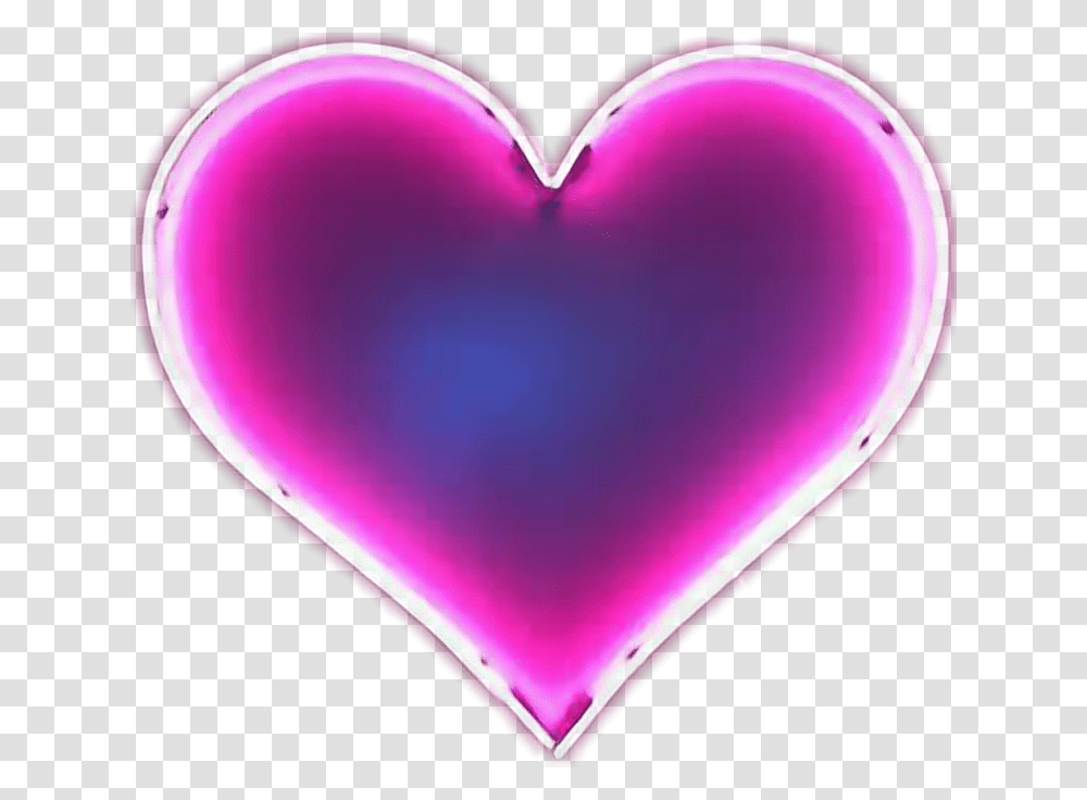 Herz Love Liebe Iloveyou Neon Leuchten Glow Pink Love Heart Small, Balloon Transparent Png