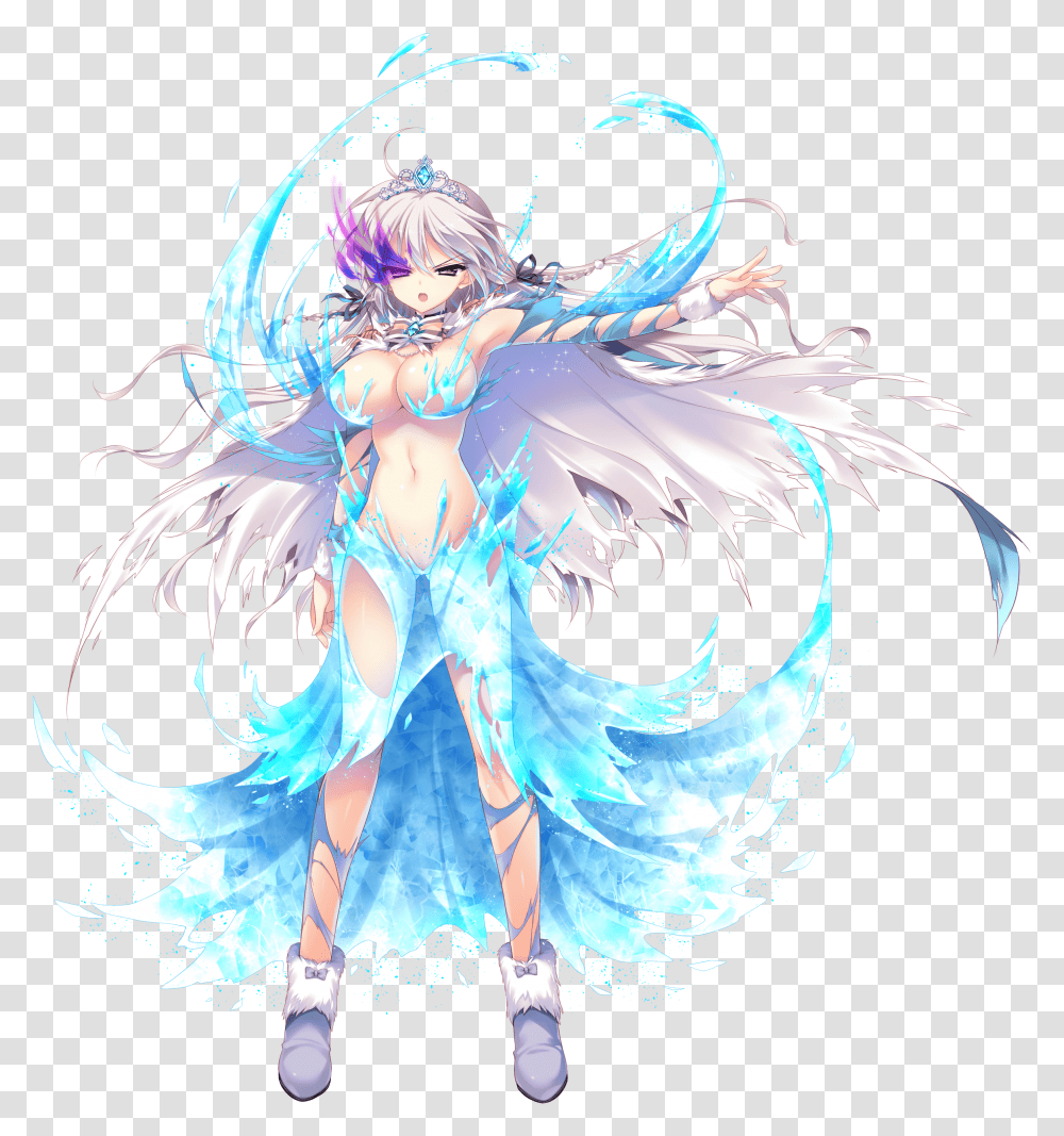Heterochromia No Bra Nopan See Through Tagme Torn Clothes Illustration, Costume, Angel Transparent Png