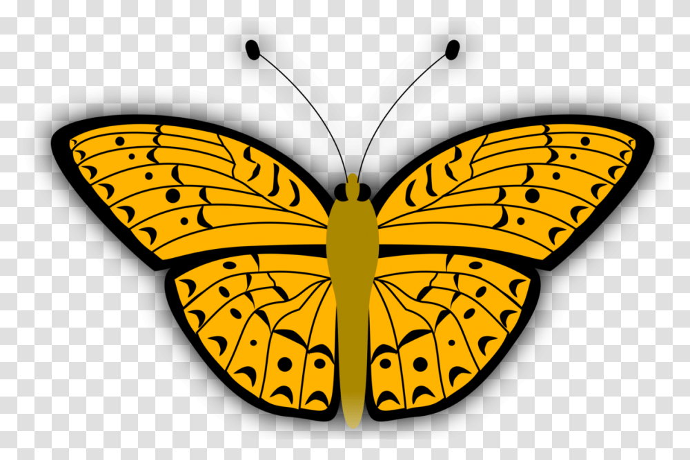 Hewan Kupu Kupu Kartun, Butterfly, Insect, Invertebrate, Animal Transparent Png
