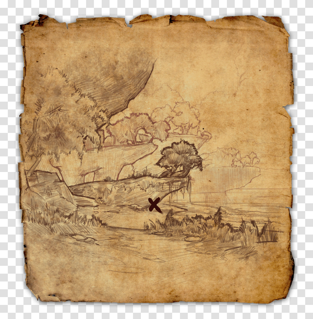 Hewquots Bane Treasure Map Eso Eso Clockwork City Treasure Map, Painting, Bird Transparent Png