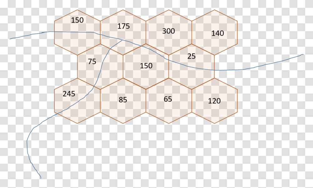Hex Grid, Diagram, Soccer Ball, Number Transparent Png