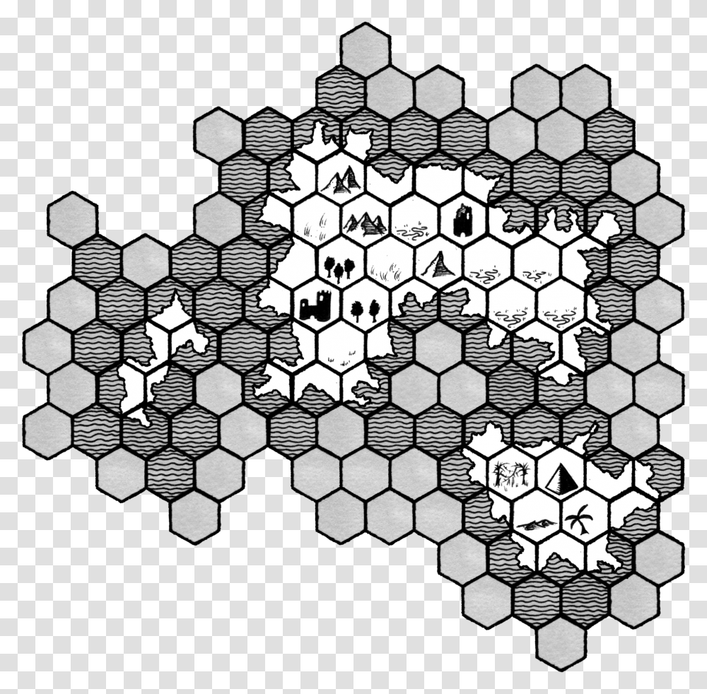 Hex Kit By Cecil Circle, Rug, Pattern, Network Transparent Png