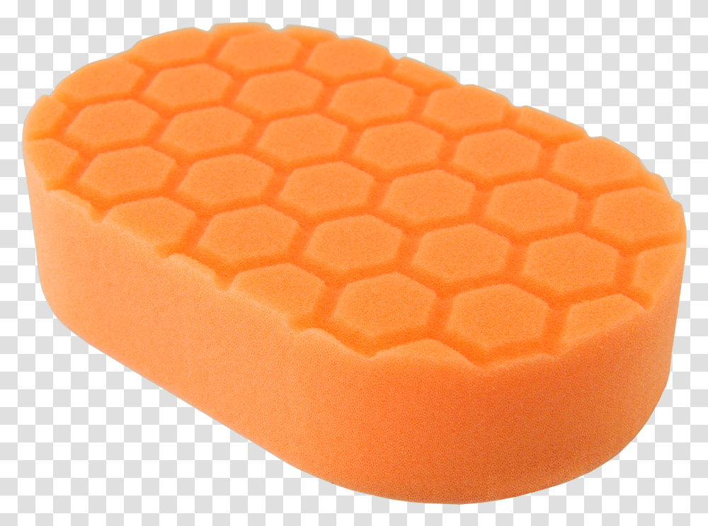 Hex Logic Orange Cutting Hand Pad Mattress, Rug, Foam, Sponge Transparent Png