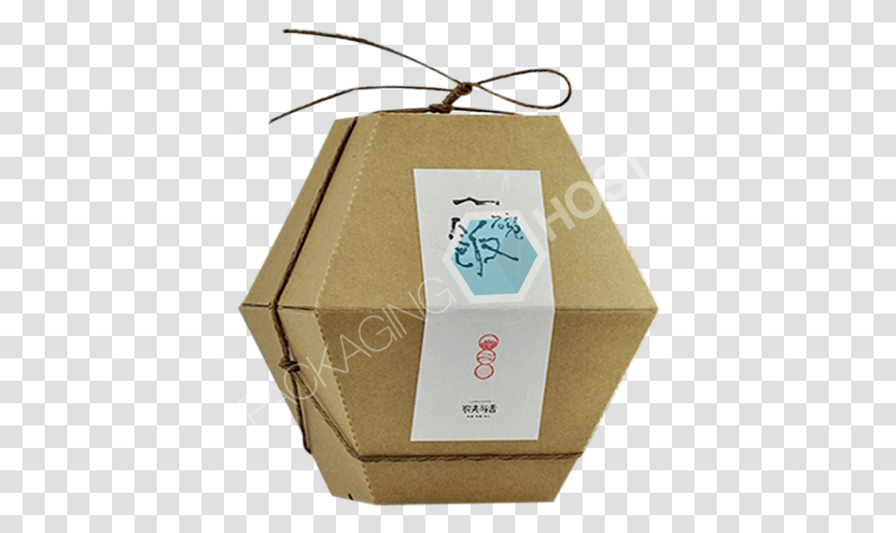 Hexagon Boxes Carton, Cardboard, Package Delivery Transparent Png
