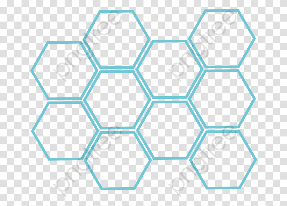 Hexagon Circle, Pattern, Soccer Ball, Football, Team Sport Transparent Png