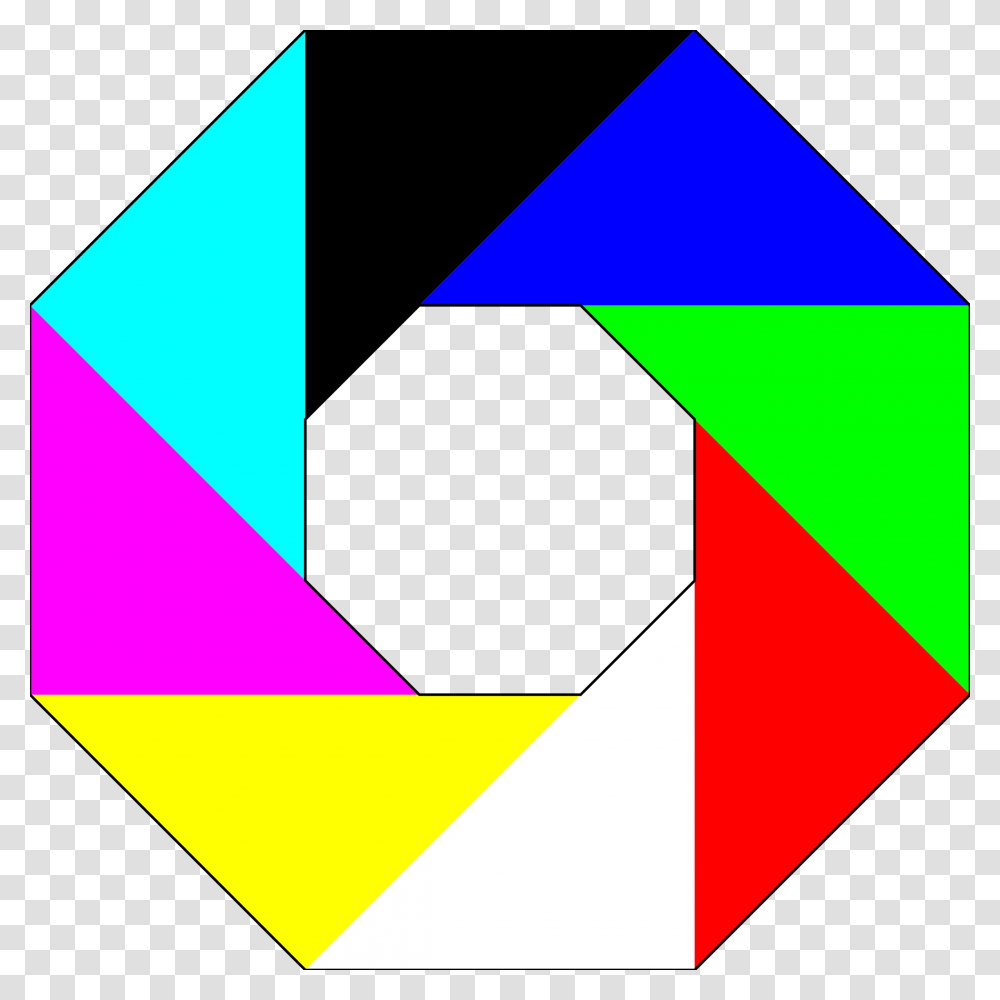 Hexagon Clipart Octogon, Triangle, Recycling Symbol Transparent Png