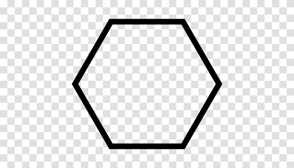 Hexagon Geometrical Shape Outline, Sign, Rug, Road Sign Transparent Png
