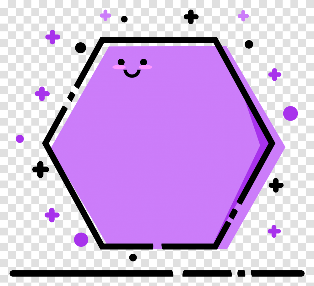 Hexagon Hexagon Border Pink Transparent Png