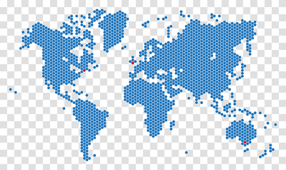 Hexagon Map Of World, Plot, Network, Rug, Diagram Transparent Png