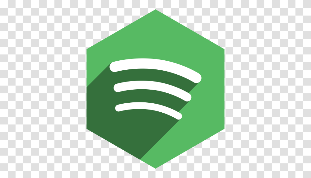 Hexagon Media Shadow Social Spotify Icon, Word Transparent Png
