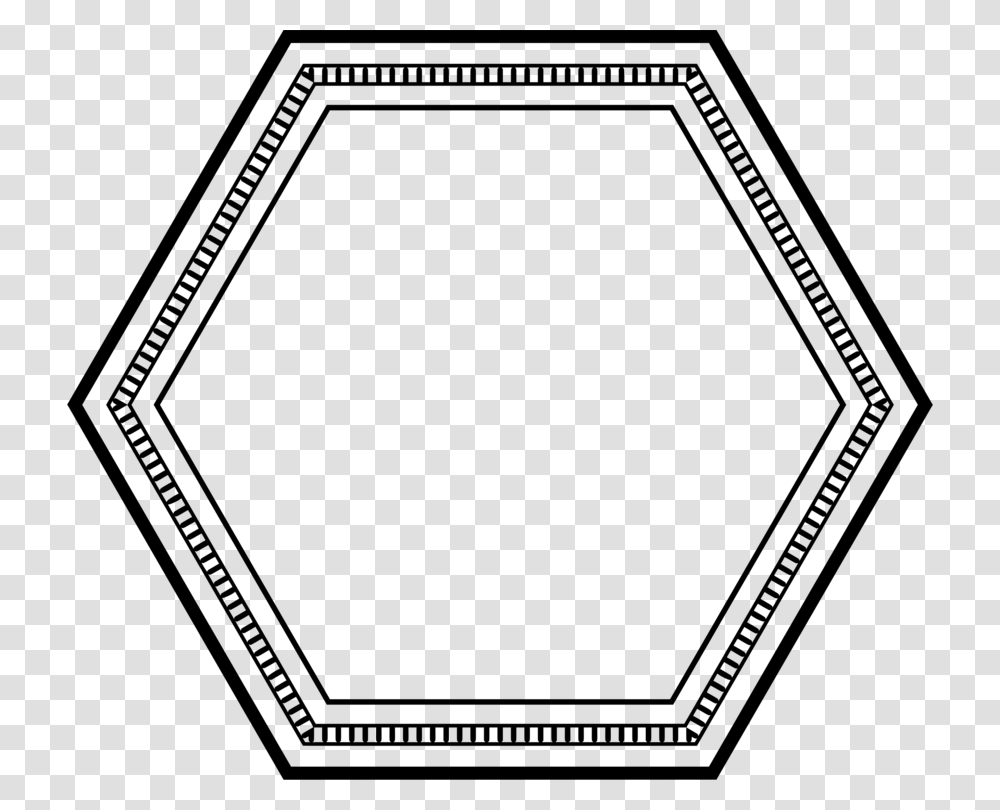 Hexagon Picture Frames Angle Octagon Ornament, Gray, World Of Warcraft Transparent Png