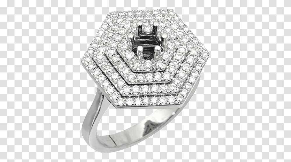 Hexagon Pre Engagement Ring, Accessories, Accessory, Jewelry, Diamond Transparent Png