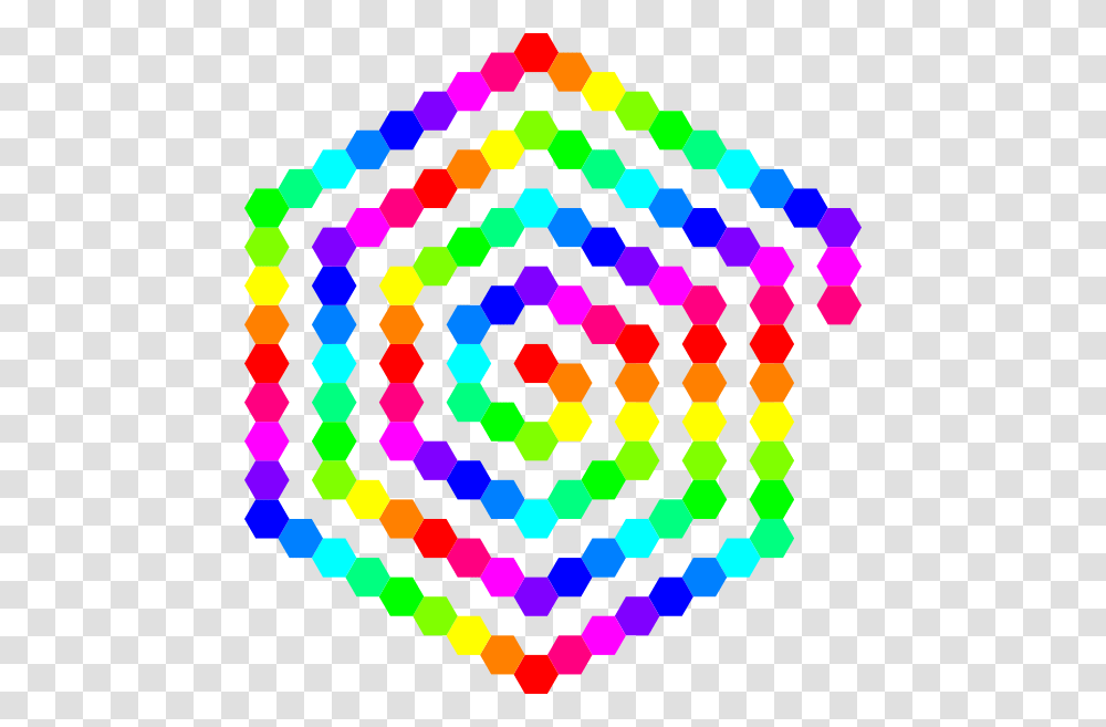 Hexagon Spiral Svg Clip Arts Hexagonn Spiral, Rug, Coil, Purple Transparent Png