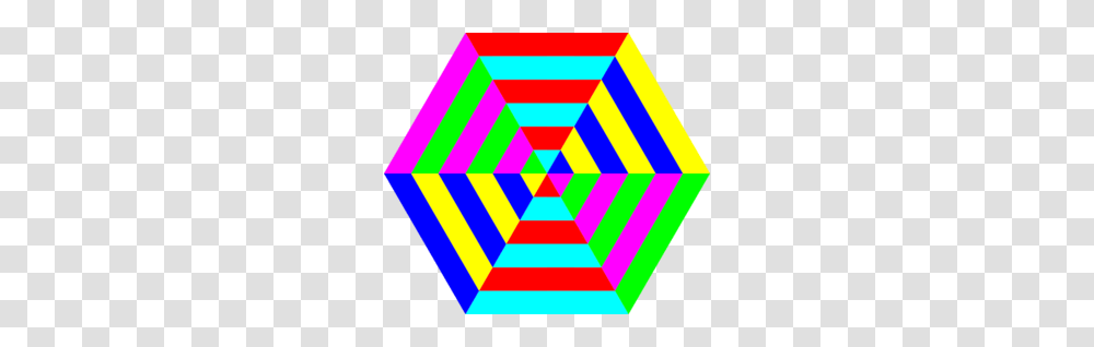 Hexagon Triangle Rainbow Clip Art For Web, Pattern, Rug Transparent Png