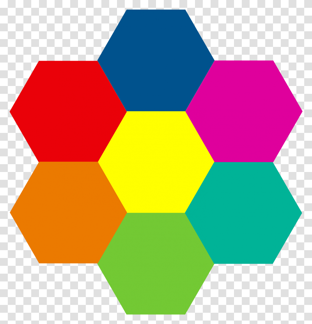 Hexagonal Hexagon Flower, Soccer Ball, Pattern, Symbol, Star Symbol Transparent Png