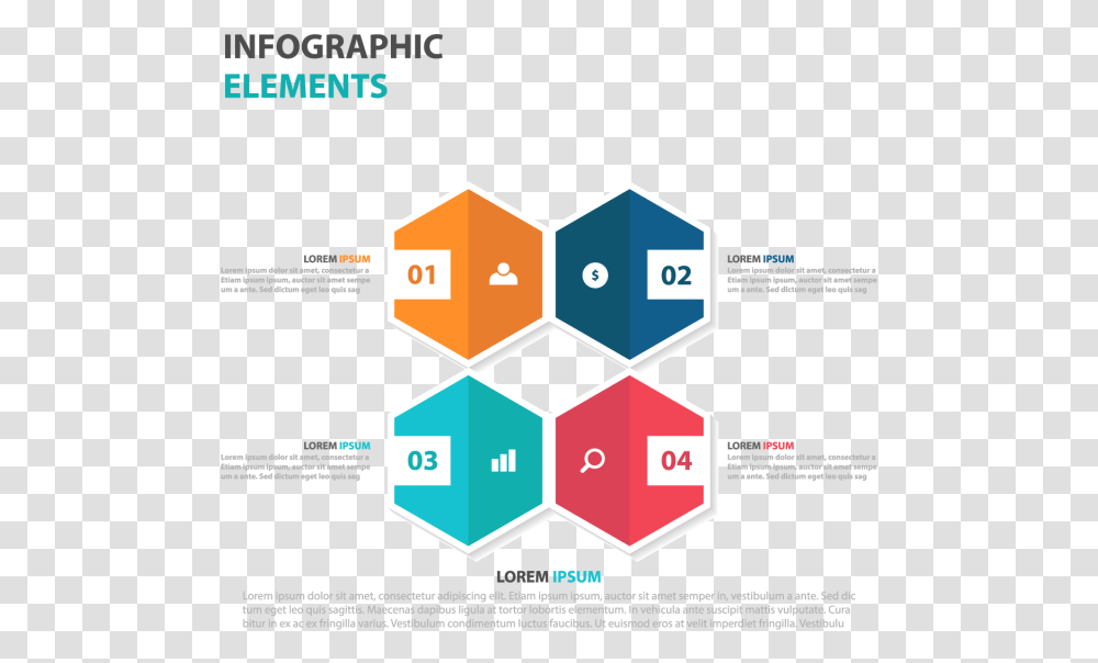 Hexagono Infographic Elements Business Infographics Infographic, Flyer, Poster, Paper Transparent Png