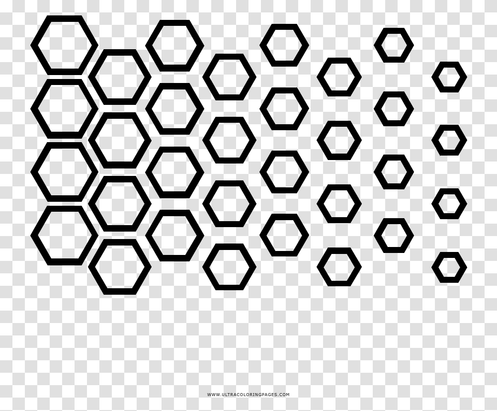 Hexagons Gradient Coloring, Gray, World Of Warcraft Transparent Png