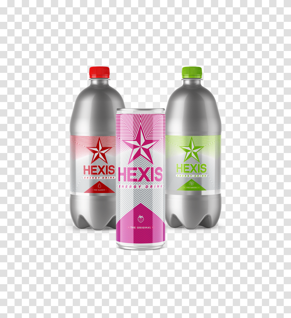 Hexis Energy Drink, Shaker, Bottle, Beverage, Soda Transparent Png
