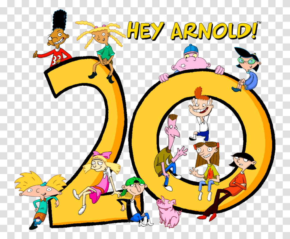 Hey Arnold 20th Anniversary, Number, Bird Transparent Png