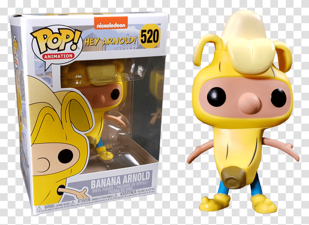 Hey Arnold Funko Pop Tv Arnold Fortnite Funko Pop Wave, Toy, Plant, Food, Pac Man Transparent Png