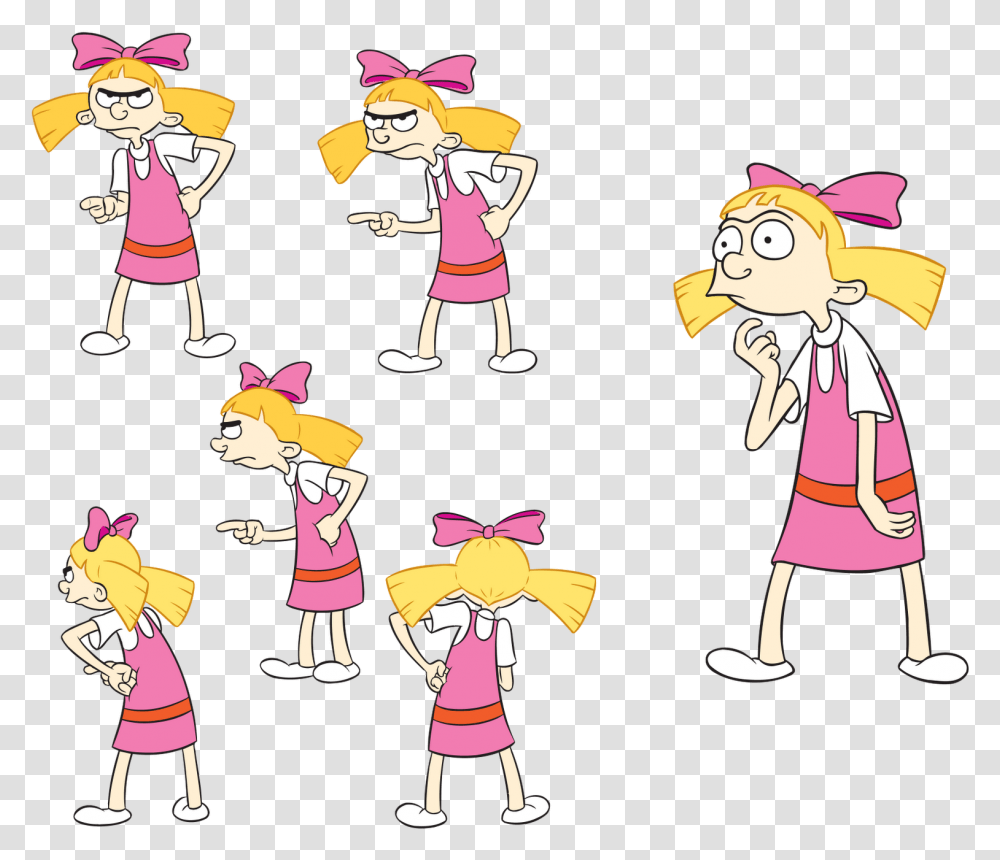 Hey Arnold Helga, Person, People, Shorts Transparent Png