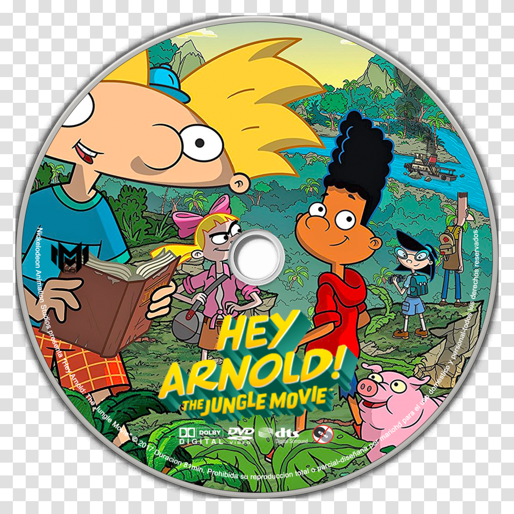 Hey Arnold Hey Arnold The Jungle Movie Dvd Disc, Disk Transparent Png