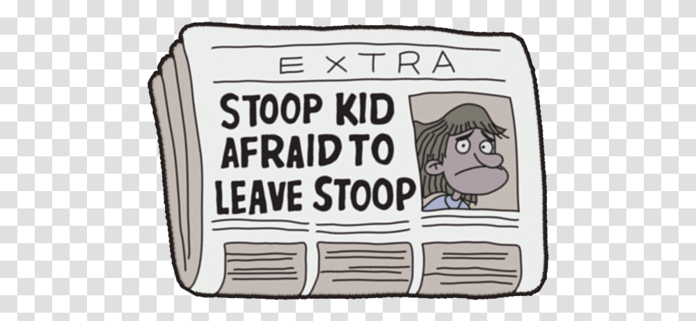Hey Arnold Stoop Kid, Newspaper, Pillow, Cushion Transparent Png
