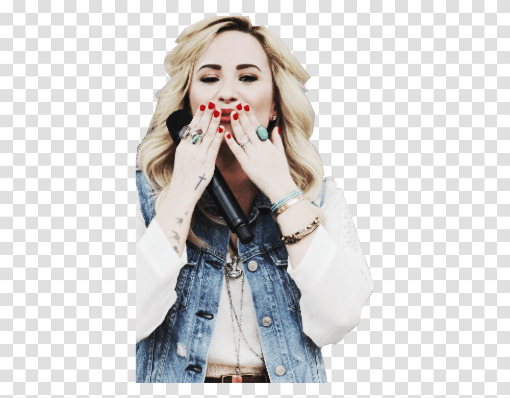 Hey Guys Here I Just Posted Some Photos Of The Singer Demi Lovato, Person, Face, Finger Transparent Png