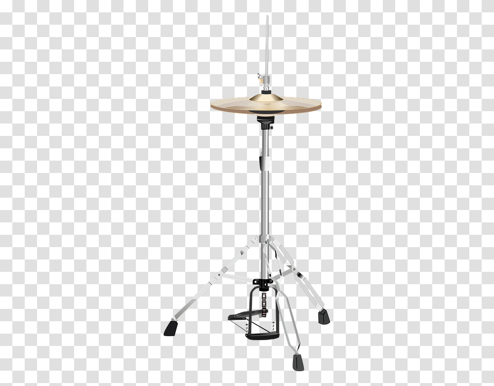 Hi Hat Drums Musical Instrument Hit Hat, Lamp, Lampshade, Tripod, Table Lamp Transparent Png